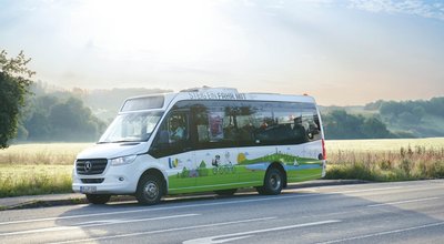 Ein Bus der Touristik-Linie